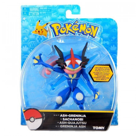 Pokemon ASH GRENINJA ruchoma figurka TOMY