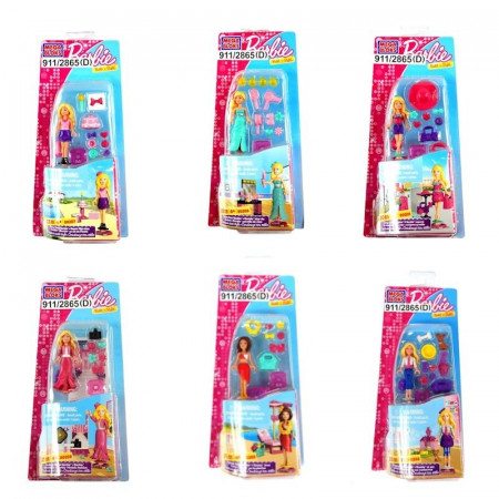 Klocki Mega Bloks Barbie zestawy z laleczką
