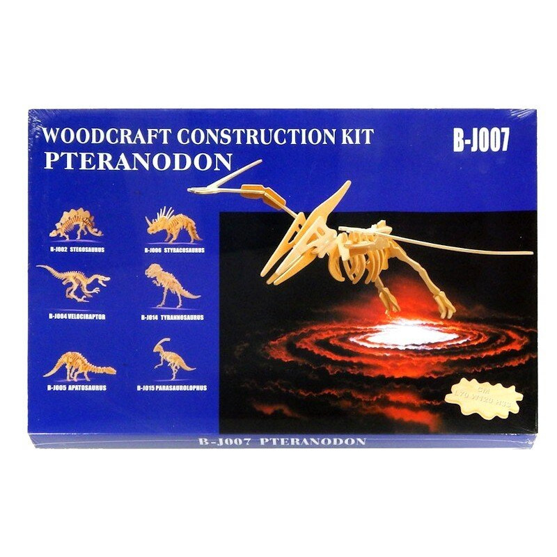 Ogromny PTERODAKTYL drewniane puzzle 3D przestrzenne Ogromny PTERODAKTYL drewniane puzzle 3D przestrzenne