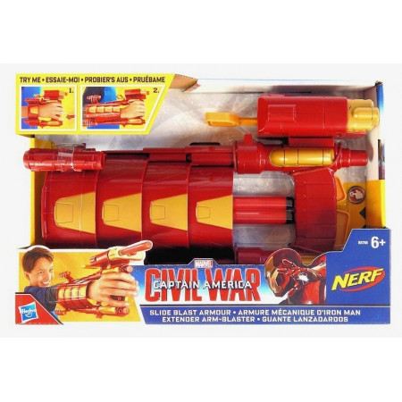 Rękawica Iron Man Avengers z wyrzutnią NERF HASBRO