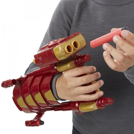 Rękawica Iron Man Avengers z wyrzutnią NERF HASBRO