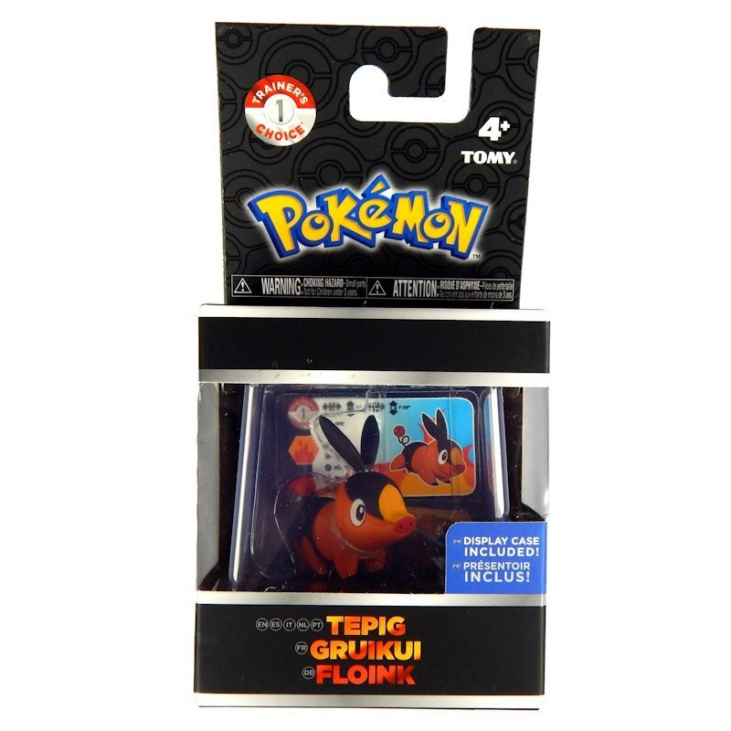 Pokemon Tepig Figurka w gablotce Tomy Pokemon Tepig Figurka w gablotce Tomy