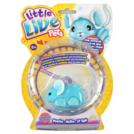 Myszka Gadułka Little Live Pets niebieska COBI