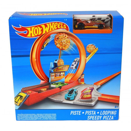 Hot Wheels Dostawa Pizzy zestaw tor i auto Mattel resorak
