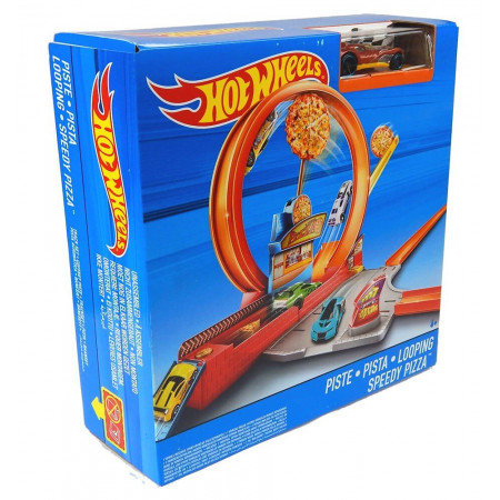 Hot Wheels Dostawa Pizzy zestaw tor i auto Mattel resorak
