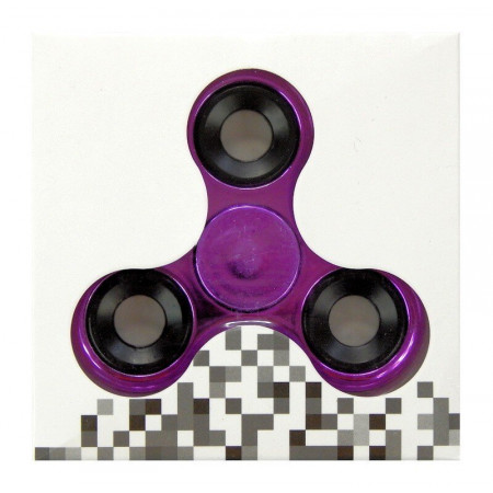 Hand Fidget Spinner Metal Purple