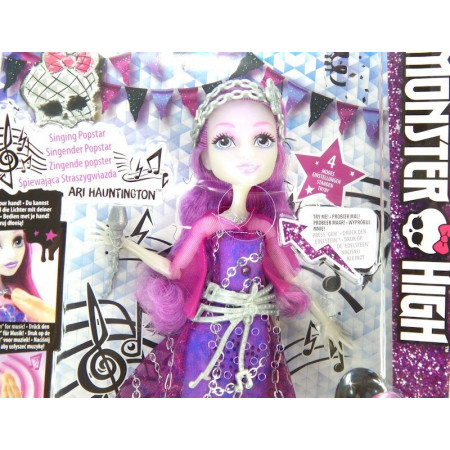 Lalka Monster High Ari Hauntington Śpiewająca Straszygwiazda Mattel