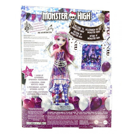 Lalka Monster High Ari Hauntington Śpiewająca Straszygwiazda Mattel