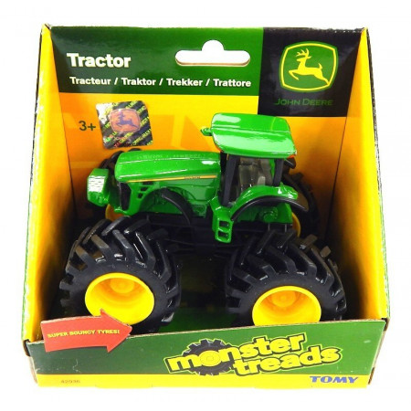 Tomy TRAKTOR John Deere Monster sprężyste koła