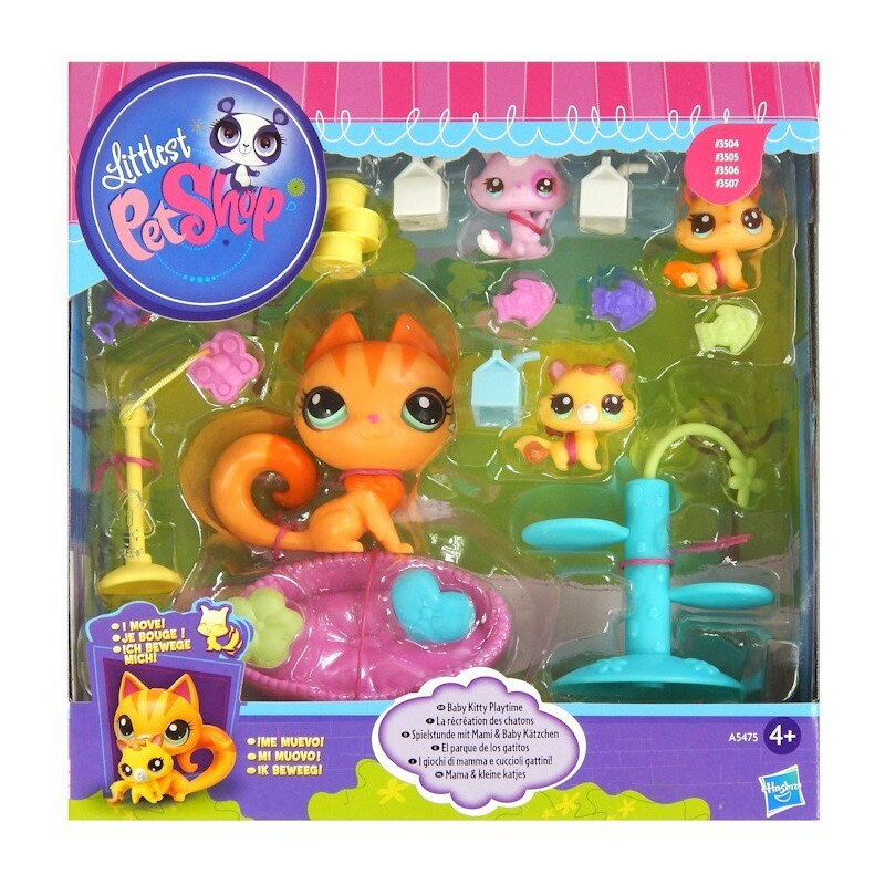 Rodzina Kotków Mama i Dzieci Littlest Pet Shop Hasbro A5475 A5477 Rodzina Kotków Mama i Dzieci Littlest Pet Shop Hasbro A5475 A5477