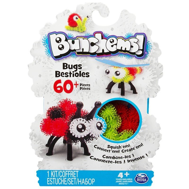 Kolorowe Rzepy Bunchems Owady 71 el. Spin Master T1600 Kolorowe Rzepy Bunchems Owady 71 el. Spin Master T1600