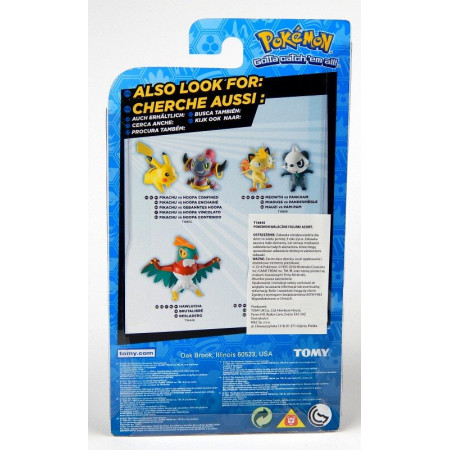 Figurki Pokemon Popplio vs Pikachu TOMY T19175 T18445