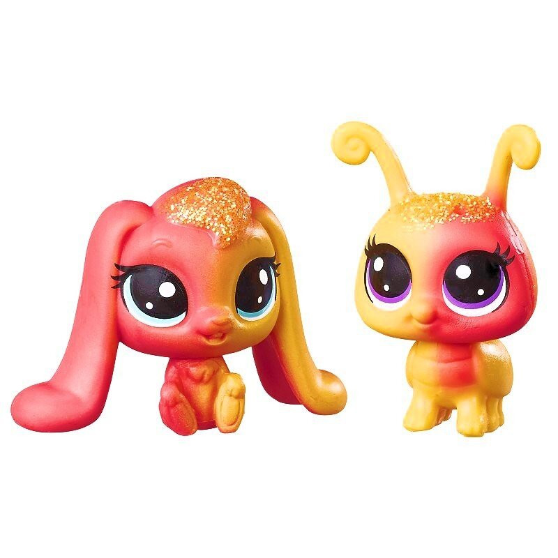 Króliczek i Świetlik Tęczowe Zwierzaki Littlest Pet Shop Hasbro C0799