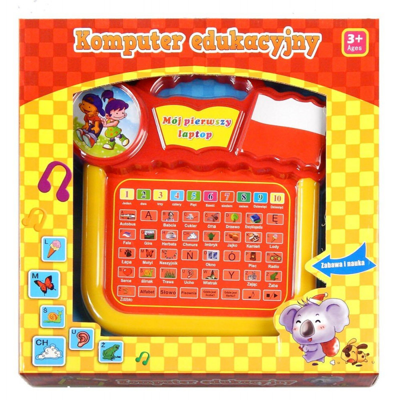 Komputer Edukacyjny Mój Pierwszy Laptop Mówi Po Polsku Uczy Bawi Komputer Edukacyjny Mój Pierwszy Laptop Mówi Po Polsku Uczy Bawi
