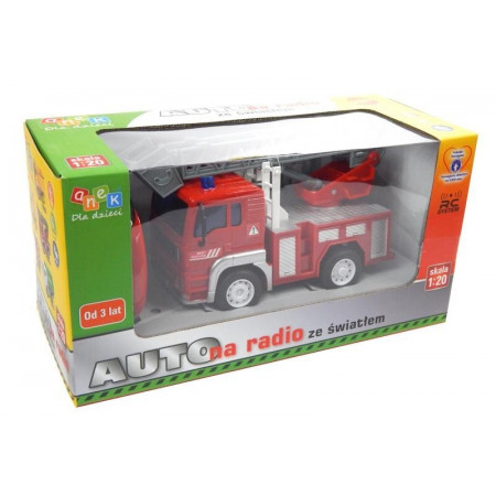 Auto Wóz Strażacki RC zdalnie sterowany ANEK