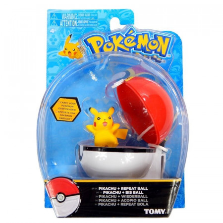 Figurka Pokemon Pikachu i Repeat Ball TOMY T18830/T18532