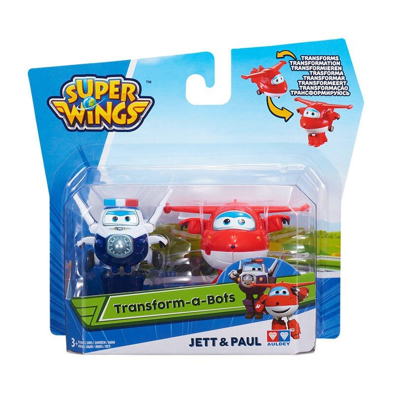 Super Wings Transformujące Samoloty Jett i Paul Super Wings Transformujące Samoloty Jett i Paul