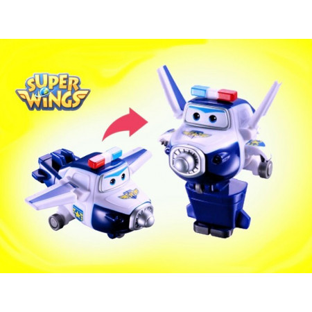 Super Wings Transformujące Samoloty Jett i Paul
