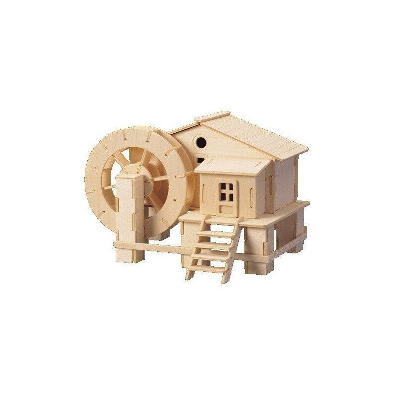 Japońska CHATKA drewniane puzzle 3D przestrzenne Japońska CHATKA drewniane puzzle 3D przestrzenne
