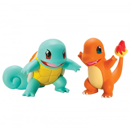 Pokemon Waleczne Figurki Squirtle i Charmander TOMY