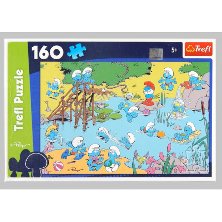 Puzzle Trefl Smerfy Wodna zabawa Peyo 160 elementów
