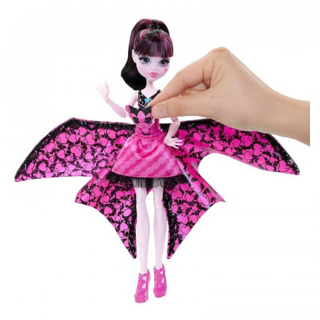 Lalka Monster High Draculaura Wampiskrzydła 2w1 DNX65