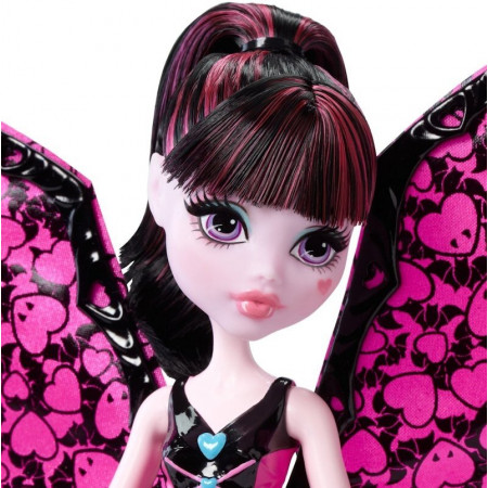 Lalka Monster High Draculaura Wampiskrzydła 2w1 DNX65