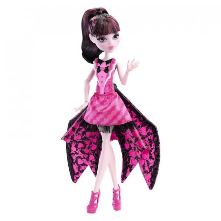 Lalka Monster High Draculaura Wampiskrzydła 2w1 DNX65