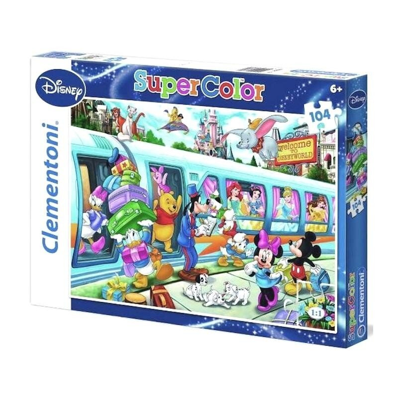 Puzzle Clementoni Bajkowy Pociąg Disney 104 el. 27884 Puzzle Clementoni Bajkowy Pociąg Disney 104 el. 27884