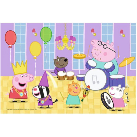 Puzzle Świnka Peppa na balu 60 el. TREFL 17312