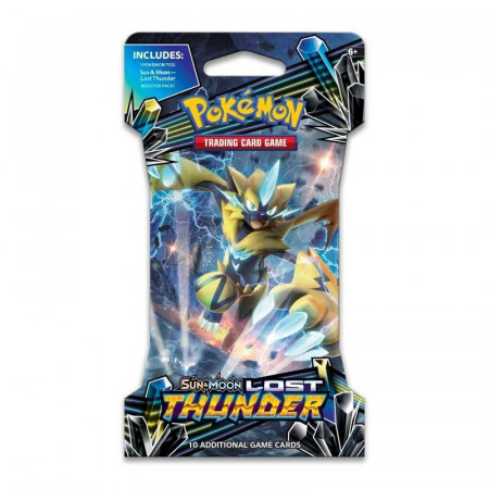Pokemon Sun & Moon 8: Lost Thunder Sleeved Booster POK80456