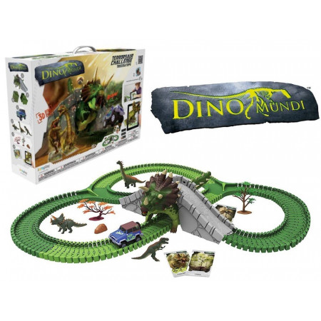 Dino Mundi Tor z Dinozaurami Atak Triceratopsa 200 elementów MADEJ
