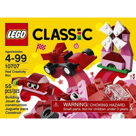 Klocki Lego Classic Czerwony Zestaw Kreatywny 10707