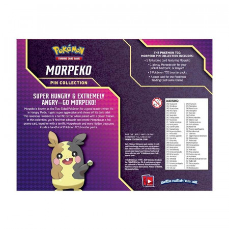 Pokemon Rebel Clash Pin Collection MORPEKO