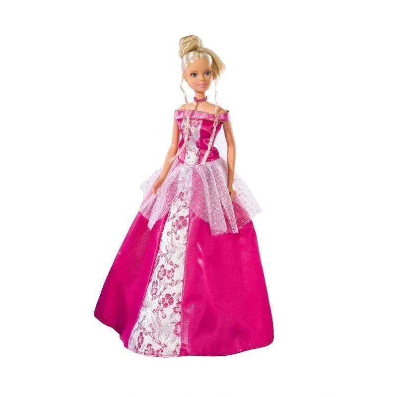 Lalka Steffi romantyczna w różowej sukni