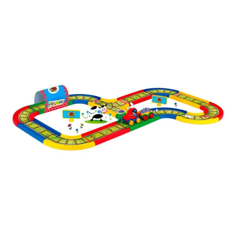 Kolejka z tunelem, tory KID CARS Wader 3,1 m