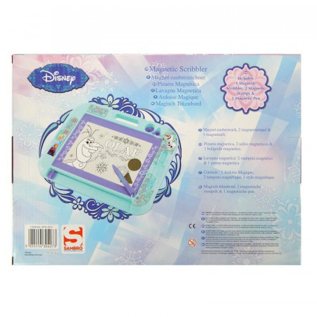 ZNIKOPIS FROZEN TABLICA DO PISANIA KRAINA LODU + 2 PIECZĄTKI