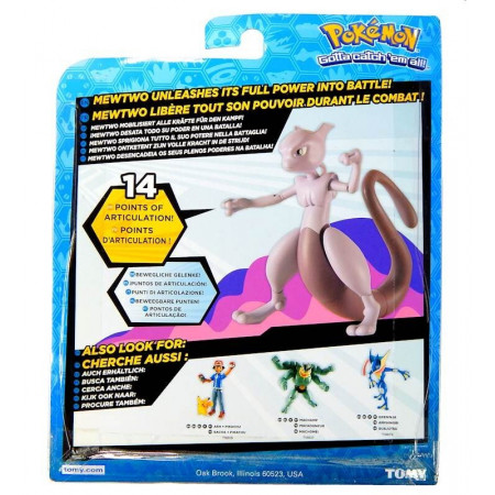POKEMON MEWTWO RUCHOMA FIGURKA AKCJI TOMY T18878 T18515