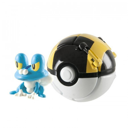 Pokemon Poke Ball Throw 'N' Pop z figurką Pikachu TOMY
