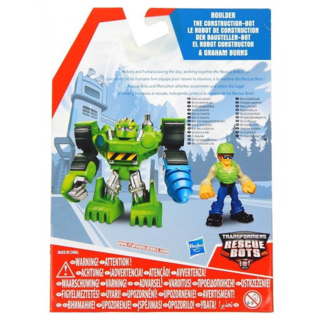 Transformers Rescue Bots BOULDER & GRAHAM BURNS Playskool Heroes