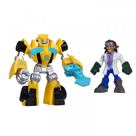 Transformers Rescue Bots BUMBLEBEE & DR GREENE Playskool Heroes Hasbro